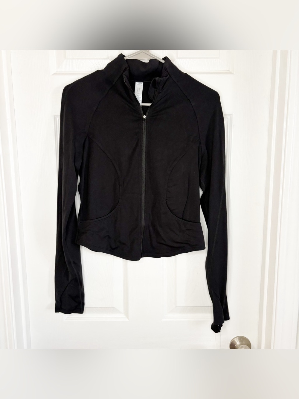 NWT athletic Black Zip-Up Jacket